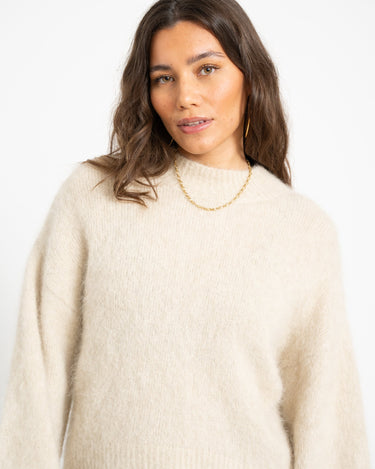 MSCH Thira Salmia Pullover Sand 78% Alpaca Wol - Things I Like Things I Love