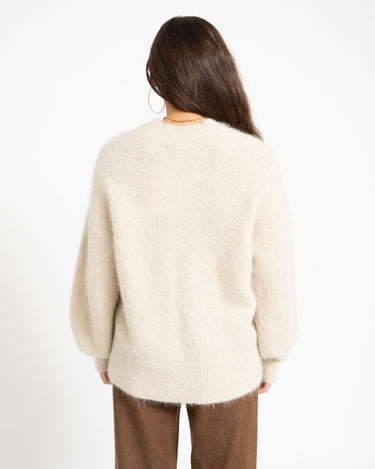 MSCH Thira Salmia Pullover Sand 78% Alpaca Wol - Things I Like Things I Love