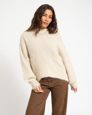 MSCH Thira Salmia Pullover Sand 78% Alpaca Wol - Things I Like Things I Love