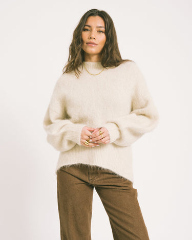 MSCH Thira Salmia Pullover Sand 78% Alpaca Wol - Things I Like Things I Love