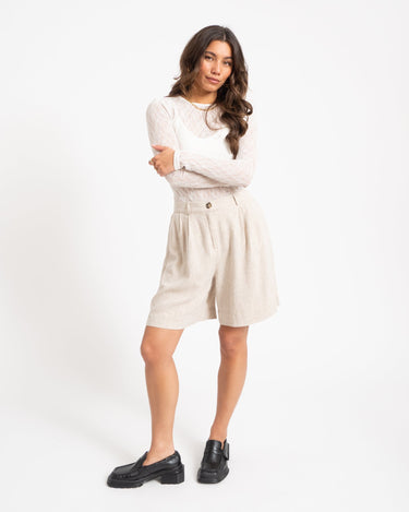 MSCH Viana Ginia Shorts Sand - Things I Like Things I Love