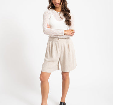 MSCH Viana Ginia Shorts Sand - Things I Like Things I Love