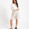 MSCH Viana Ginia Shorts Sand - Things I Like Things I Love