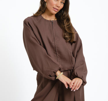 MSCH Zein Esteriane Jacket Bruin - Things I Like Things I Love