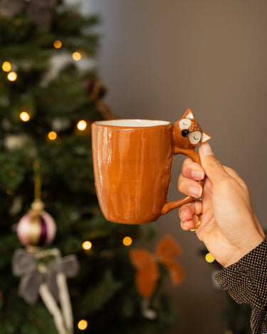 Mug Fox/Owl Brown - Things I Like Things I Love