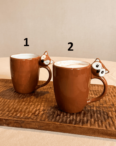 Mug Fox/Owl Brown - Things I Like Things I Love