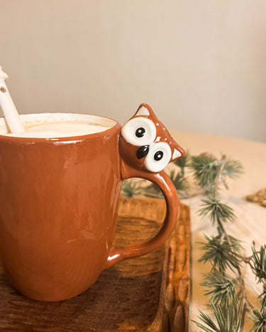 Mug Fox/Owl Brown - Things I Like Things I Love