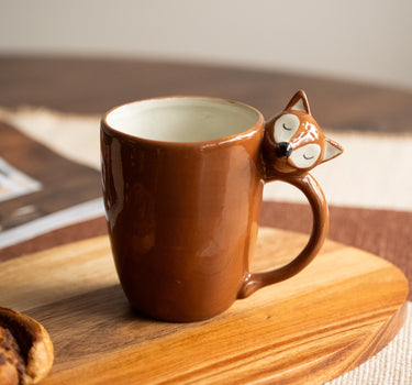 Mug Fox/Owl Brown - Things I Like Things I Love