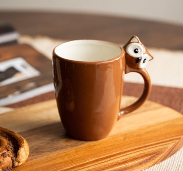 Mug Fox/Owl Brown - Things I Like Things I Love