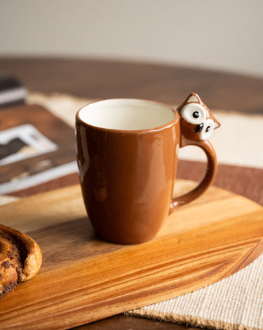 Mug Fox/Owl Brown - Things I Like Things I Love