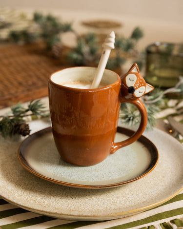 Mug Fox/Owl Brown - Things I Like Things I Love