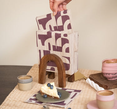Napkin Holder Anouk Wood - Things I Like Things I Love