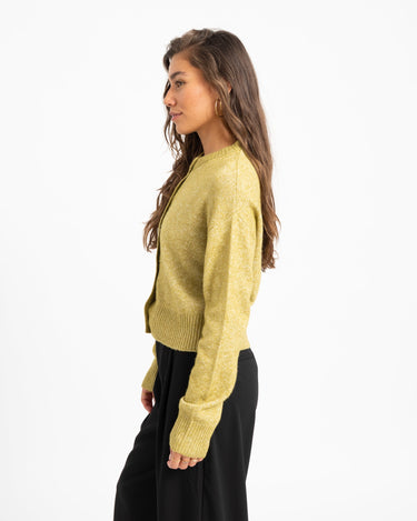 Natalie Diverse Cardigan Knit Green Moss - Things I Like Things I Love