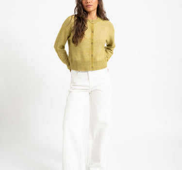 Natalie Diverse Cardigan Knit Green Moss - Things I Like Things I Love
