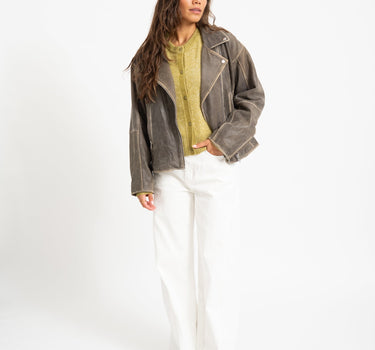Natalie Diverse Cardigan Knit Green Moss - Things I Like Things I Love