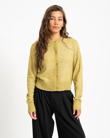 Natalie Diverse Cardigan Knit Green Moss - Things I Like Things I Love