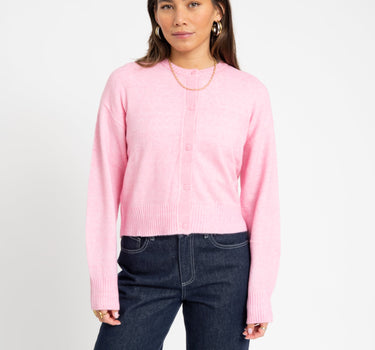 Natalie Diverse Cardigan Knit Pink - Things I Like Things I Love