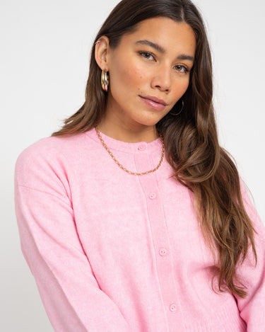 Natalie Diverse Cardigan Knit Pink - Things I Like Things I Love