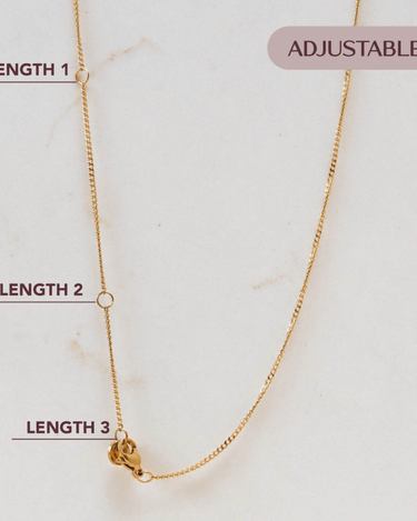 Necklace Adjustable Soleil Silver - Things I Like Things I Love