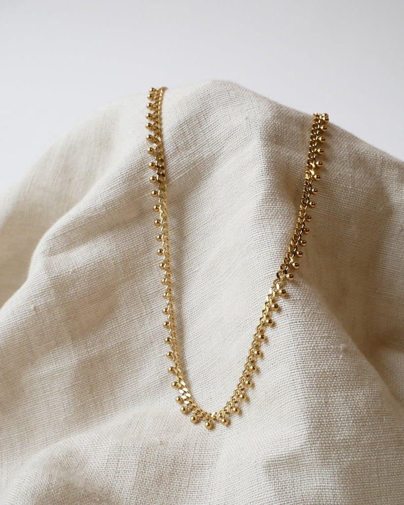 Necklace Baby Dot Gold - Things I Like Things I Love
