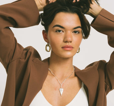 Necklace Eye of Love Silver - Things I Like Things I Love