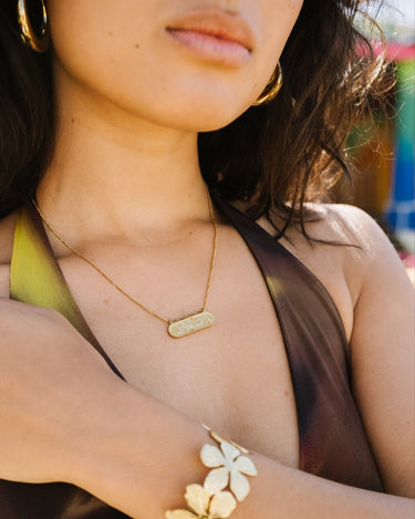 Necklace Flower Market Gold - Things I Like Things I Love