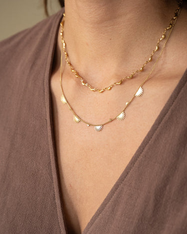 Necklace Half Moon Gold - Things I Like Things I Love