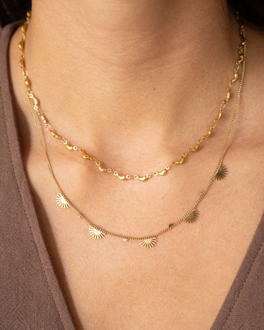 Necklace Half Moon Gold - Things I Like Things I Love