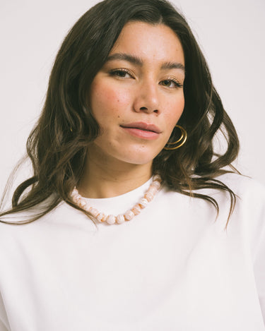 Necklace Marble Rose Pink - Things I Like Things I Love