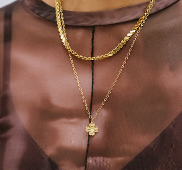 Necklace Wish Me Luck Gold - Things I Like Things I Love