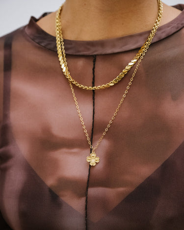 Necklace Wish Me Luck Gold - Things I Like Things I Love