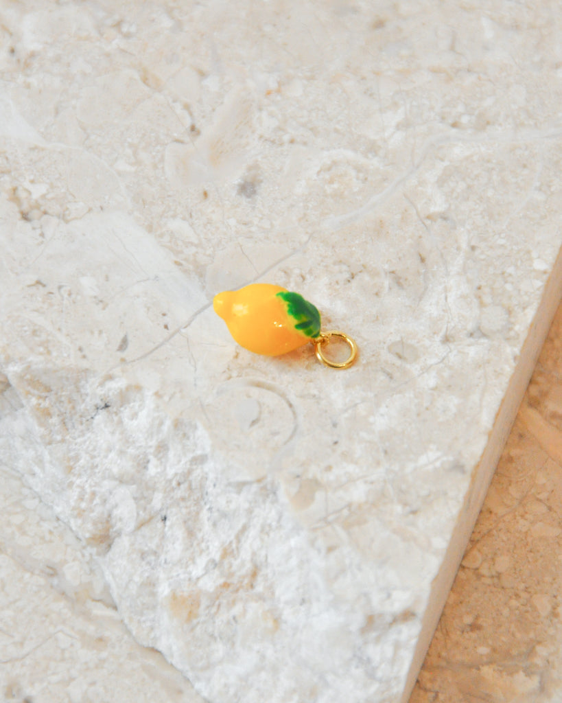 Necklace/Earring Charm Lemon - Things I Like Things I Love