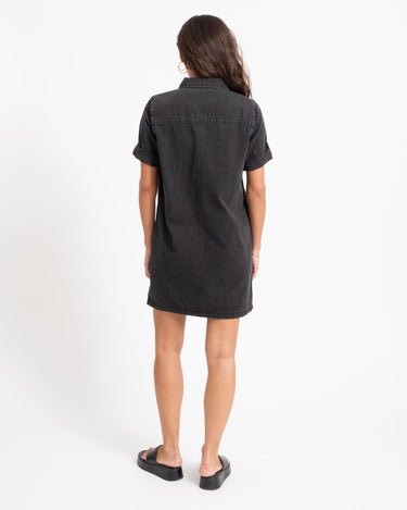 New Signe Denim Dress Black - Things I Like Things I Love