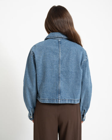 Nola Barny Jacket Medium Blue Denim - Things I Like Things I Love