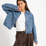 Nola Barny Jacket Medium Blue Denim - Things I Like Things I Love
