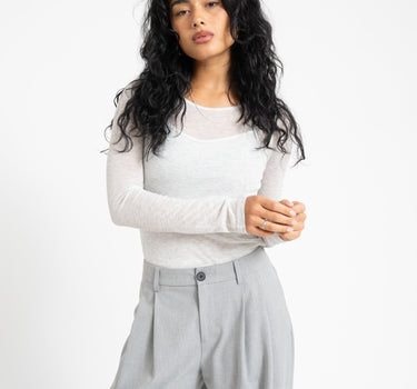 Nusa Double Layer Top Snow White - Things I Like Things I Love