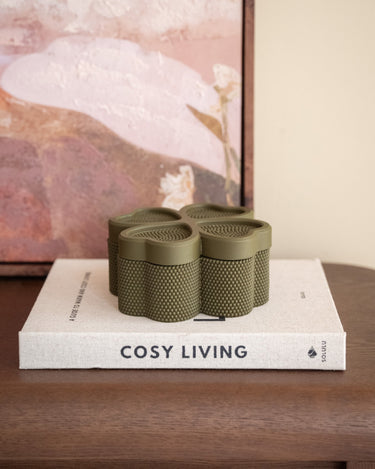 Opbergdoos Klavertjevier Olijfgroen - Things I Like Things I Love