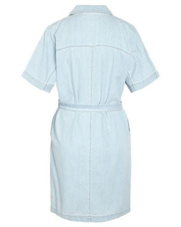 Oregon Verona Short Dress Light Blue Denim - Things I Like Things I Love
