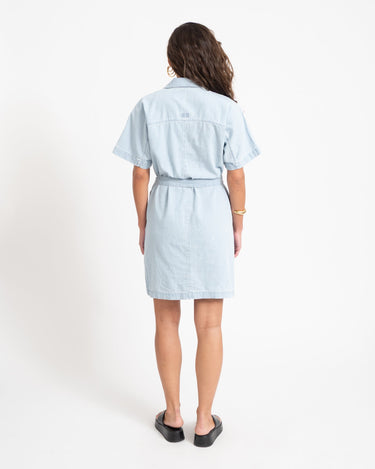 Oregon Verona Short Dress Light Blue Denim - Things I Like Things I Love