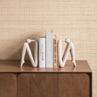 Ornament / Bookend Human Beige Head Up / Head Down - Things I Like Things I Love