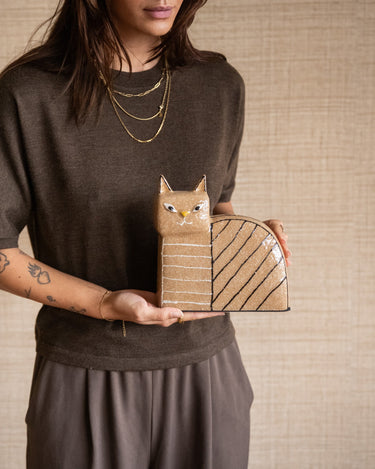 Ornament Cat Stoneware - Things I Like Things I Love