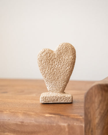 Ornament Heart Beige - Things I Like Things I Love