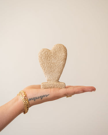 Ornament Heart Beige - Things I Like Things I Love