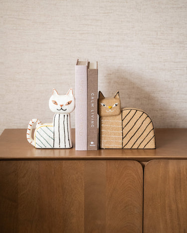 Ornament Kattenbeeldje van aardewerk - Things I Like Things I Love
