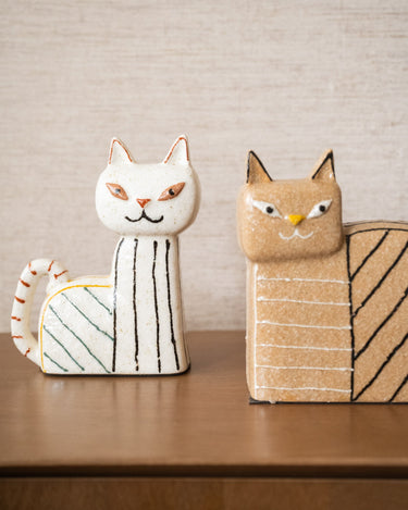 Ornament Kattenbeeldje van aardewerk - Things I Like Things I Love
