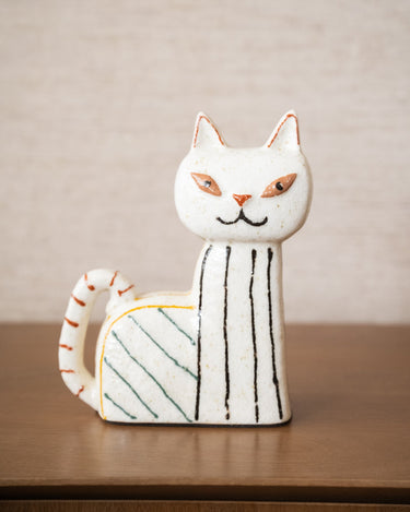 Ornament Kattenbeeldje van aardewerk - Things I Like Things I Love