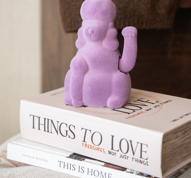 Ornament Lucky Poodle Lilac - Things I Like Things I Love