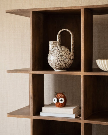 Ornament Owl Glass Brown - Things I Like Things I Love