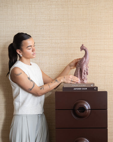 Ornament Peacock Burgundy - Things I Like Things I Love