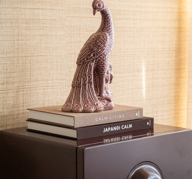 Ornament Peacock Burgundy - Things I Like Things I Love